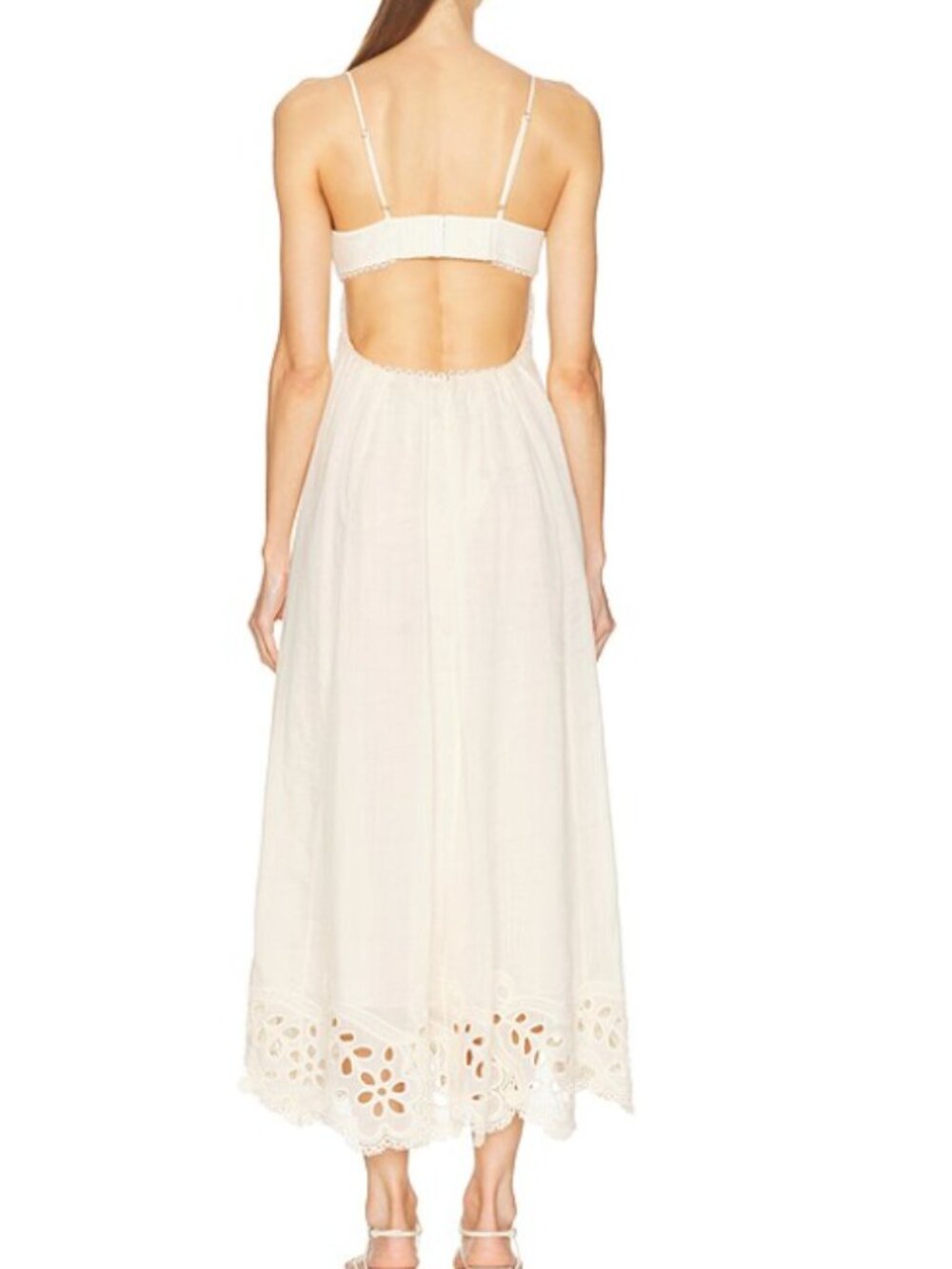 Zimmermann Coco embroidered ramie maxi dress 2 /M NWT - Picture 3 of 7